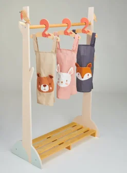 Cottontails Baby Little Kitchen*Child's Linen Apron (3 to 8 years) Fox