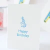 Cottontails Baby Cards|Bunny Cards & Stationery*Cottontails Happy Birthday - Blue