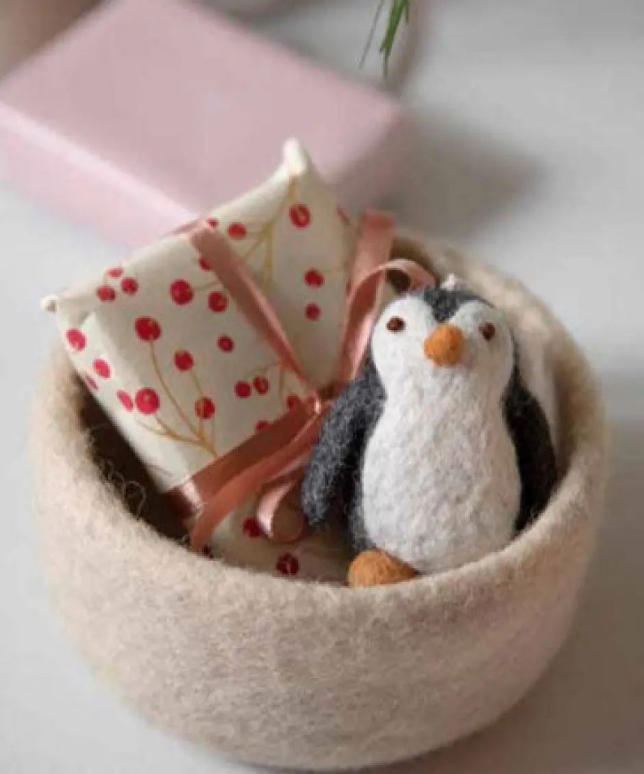 Cottontails Baby Handmade Felt*En Gry & Sif cute penguin