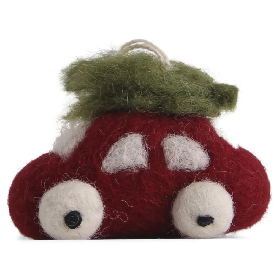 Cottontails Baby Handmade Felt*En Gry & Sif felt car and tree