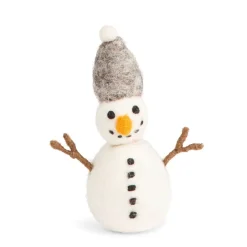 Cottontails Baby Handmade Felt*En Gry & Sif felt snowman - grey hat
