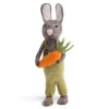 Cottontails Baby Soft Toy Bunnies|Handmade Felt*En Gry & Sif little grey hare - romper & carrot