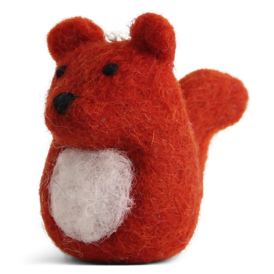 Cottontails Baby Handmade Felt*En Gry & Sif little round squirrel