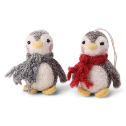 Cottontails Baby Handmade Felt*En Gry & Sif trio of baby penguins