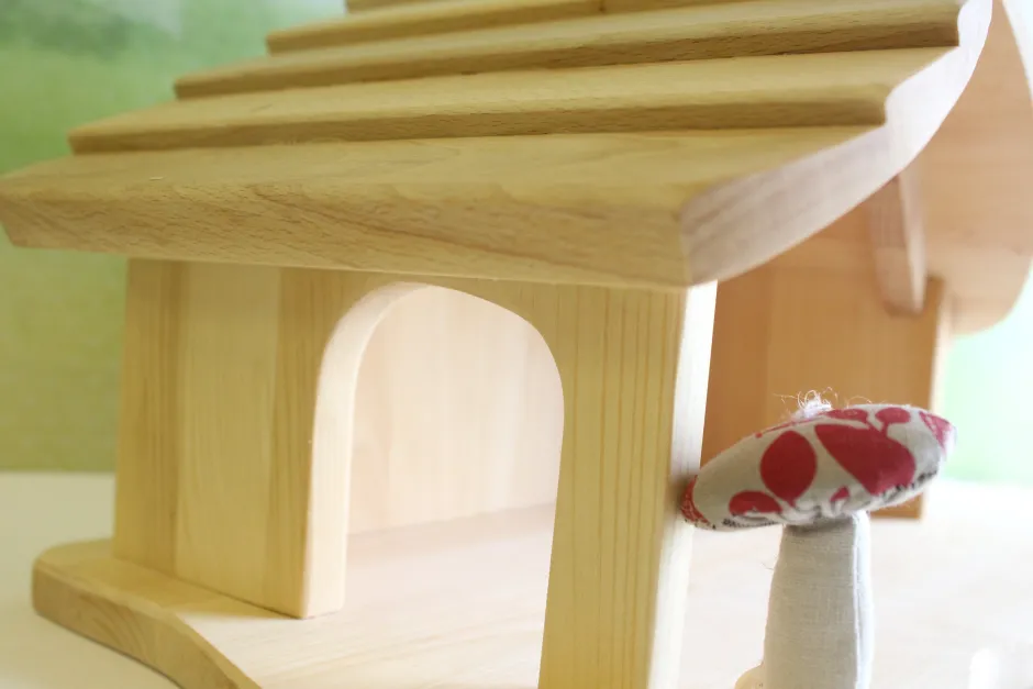 Cottontails Baby Wooden Toys*Gluckskafer Handmade Wooden Cottage