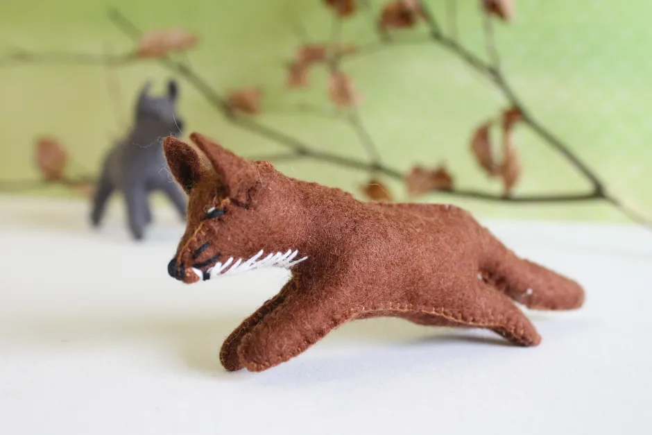 Cottontails Baby Handmade Felt*Handmade little felt fox