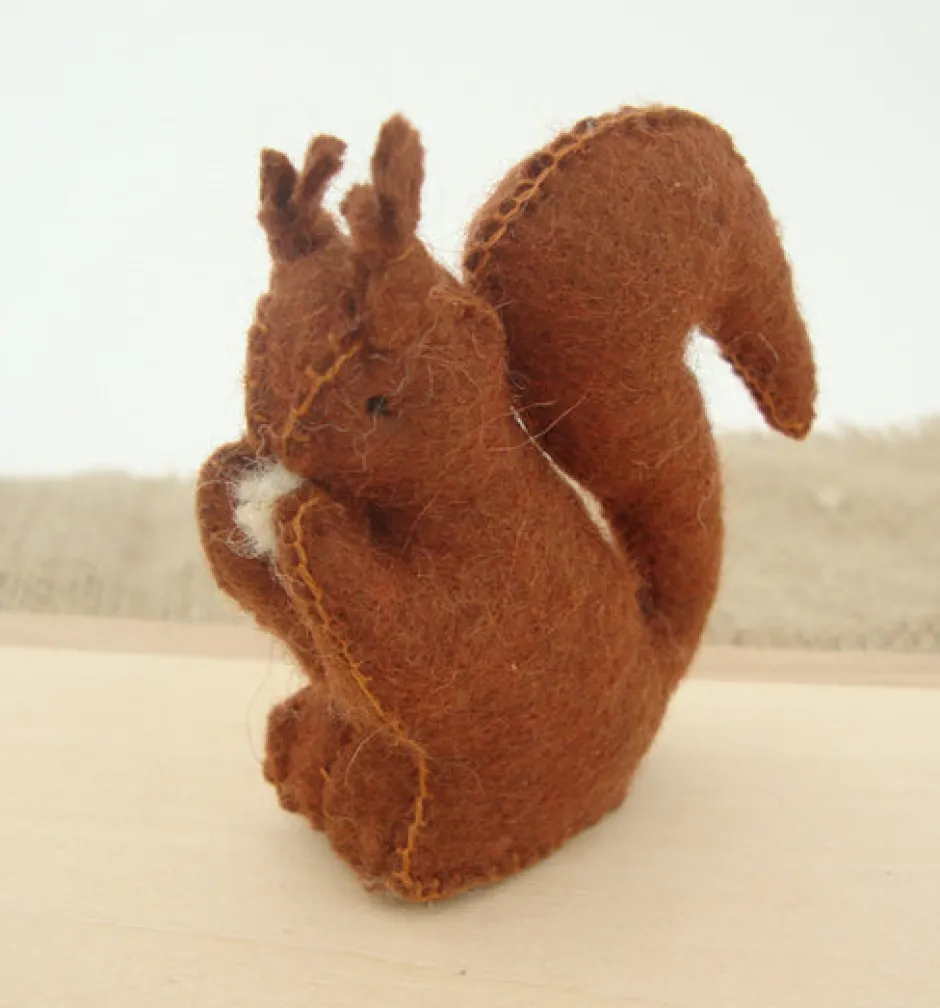 Cottontails Baby Handmade Felt*Handmade little felt squirrel