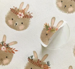 Cottontails Baby Stickers & Stationery|Craft & Stickers*Handmade Paper Stickers - Bunny Heads