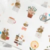 Cottontails Baby Stickers & Stationery|Bunny Cards & Stationery*Handmade Paper Stickers - Gardening Bunnies