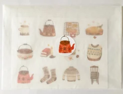 Cottontails Baby Stickers & Stationery|Craft & Stickers*Handmade Paper Stickers - Autumn