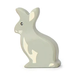 Cottontails Baby Wooden Bunnies|Wooden Toys*Little wooden woodland animal - grey rabbit
