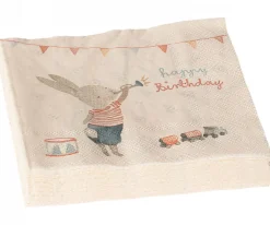Cottontails Baby Little Kitchen*Maileg Paper Napkins - Happy Birthday Bunny