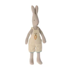 Cottontails Baby Soft Toy Bunnies*Maileg Size 1 Rabbit - Carrot Dungarees