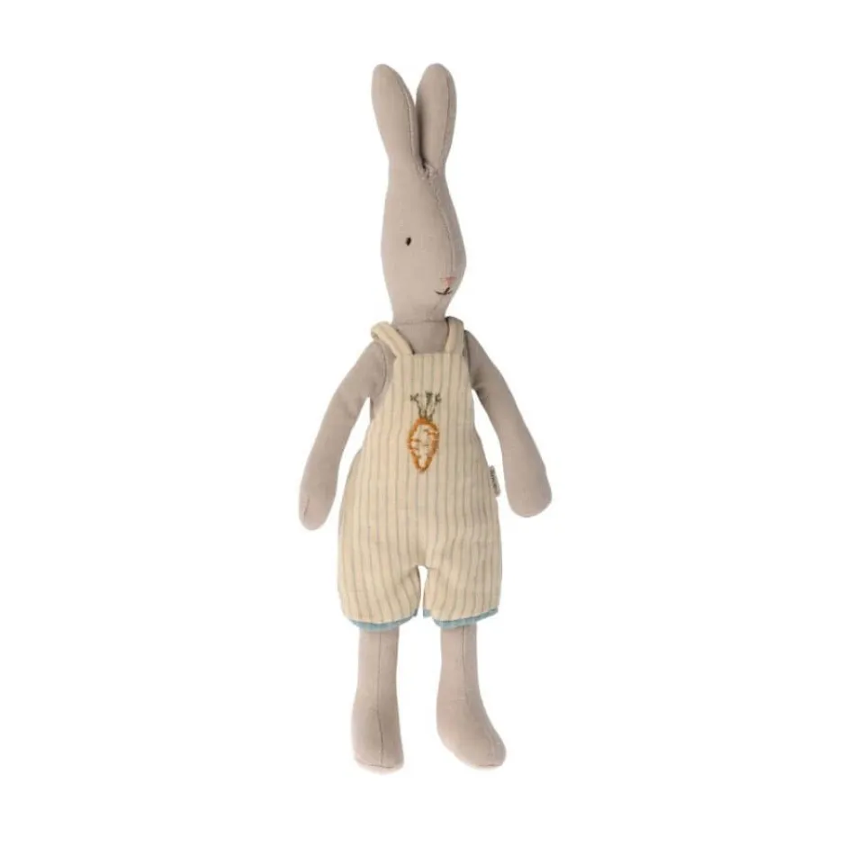 Cottontails Baby Soft Toy Bunnies*Maileg Size 1 Rabbit - Carrot Dungarees