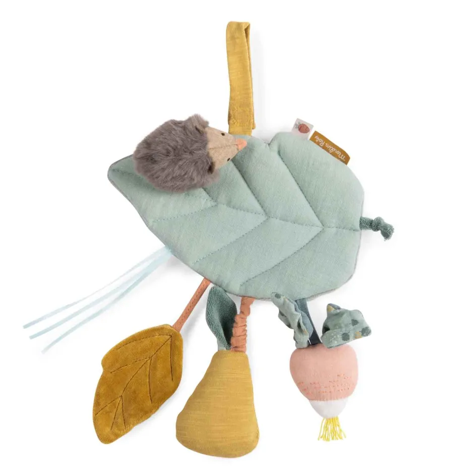 Cottontails Baby Musical & Activity|Musical & Activity*Moulin Roty Activity Leaf with Hedgehog