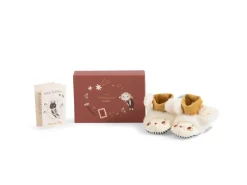 Cottontails Baby Clothing & Nursery*Moulin Roty Apres la Pluie baby slippers - sheep