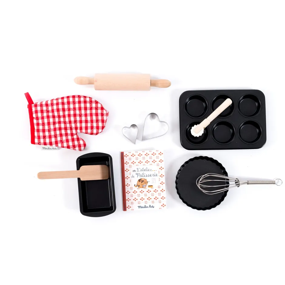 Cottontails Baby Little Kitchen*Moulin Roty baking & patisserie suitcase