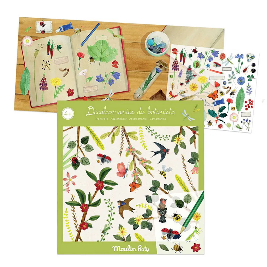 Cottontails Baby Craft & Stickers*Moulin Roty botanical transfers