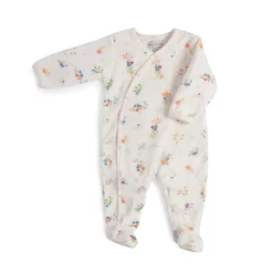 Cottontails Baby Clothing & Nursery*Moulin Roty Floral Baby Sleepsuit - 1 month