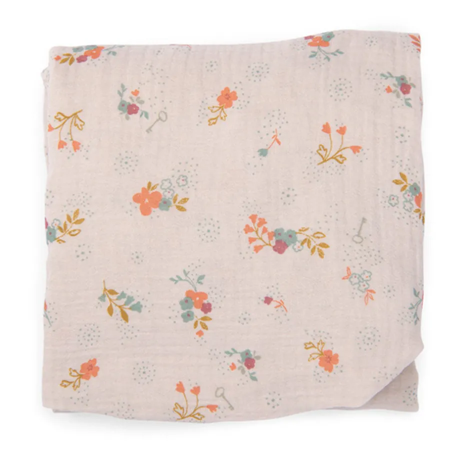 Cottontails Baby Clothing & Nursery*Moulin Roty Floral Fitted Cot Sheet 140 x 70cm