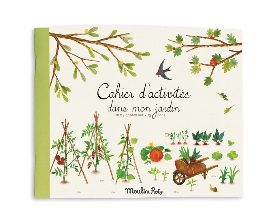 Cottontails Baby Craft & Stickers|Garden & Nature*Moulin Roty Garden Activity book