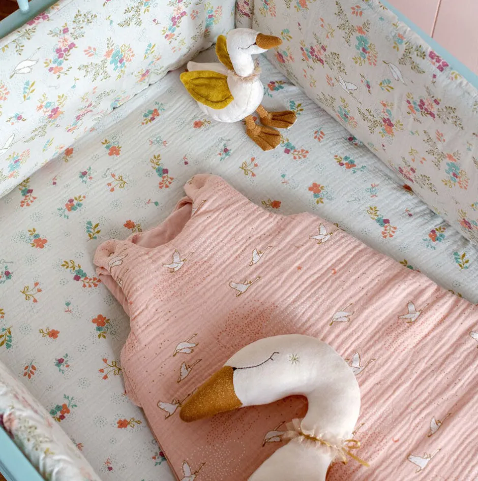 Cottontails Baby Comforters & Rattles*Moulin Roty Golden Swan rattle
