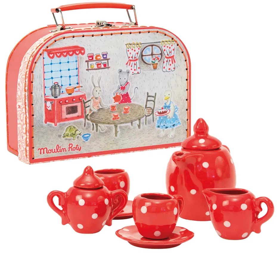 Cottontails Baby Little Kitchen*Moulin Roty Grand Family crockery tea set