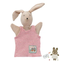 Cottontails Baby Bunnies For Babies|Puppets & Theatre*Moulin Roty hand puppet - Sylvain Rabbit