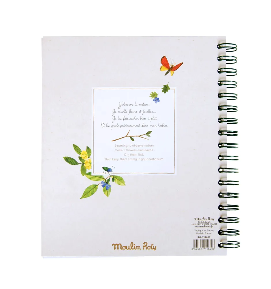 Cottontails Baby Craft & Stickers|Garden & Nature*Moulin Roty Herbarium diary