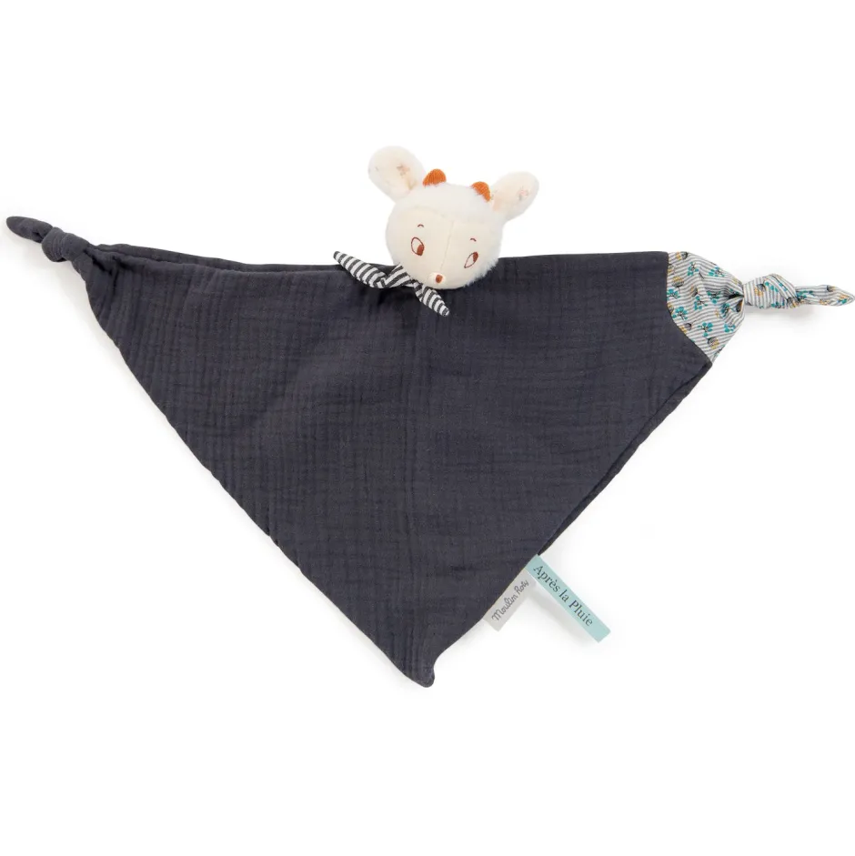 Cottontails Baby Comforters & Rattles*Moulin Roty lamb muslin comforter