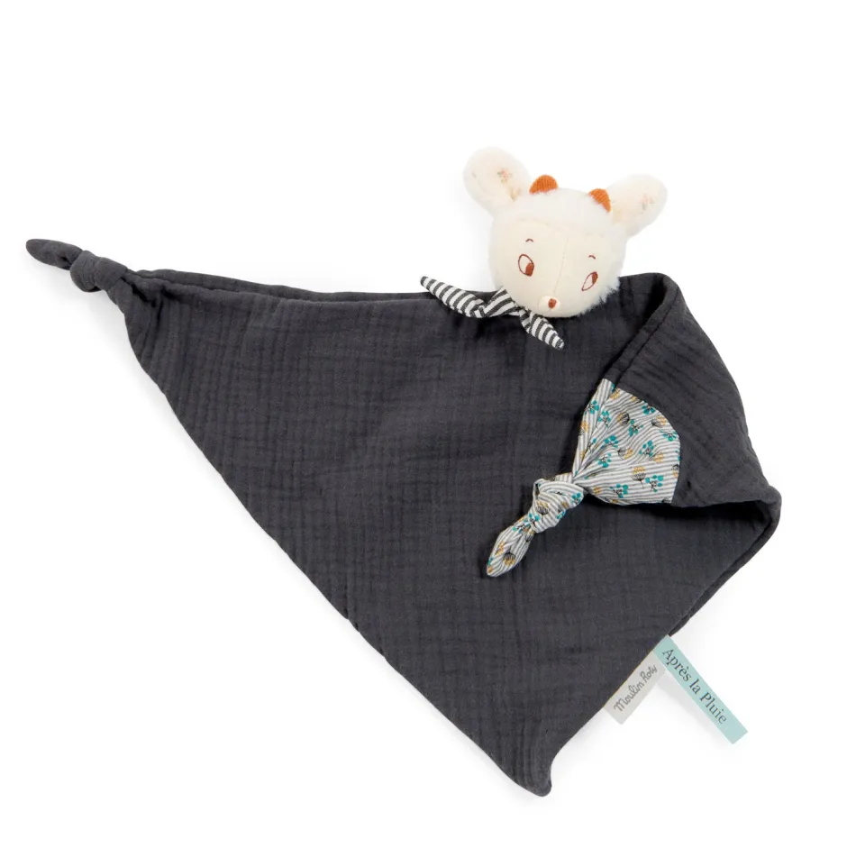 Cottontails Baby Comforters & Rattles*Moulin Roty lamb muslin comforter