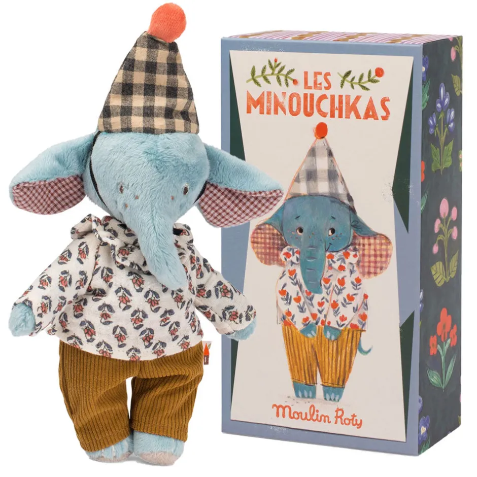 Cottontails Baby Baby Soft Toys|Soft Toys*Moulin Roty Les Minouchkas Pablo the Elephant