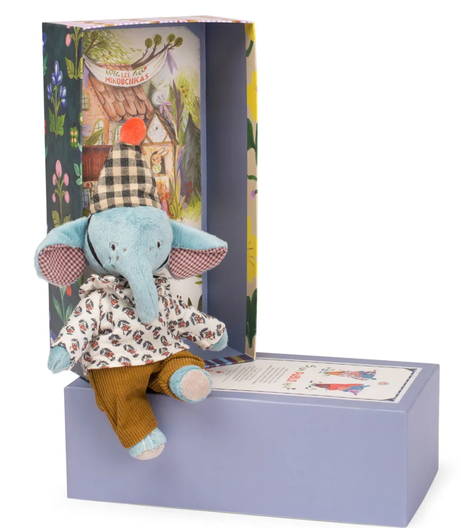 Cottontails Baby Baby Soft Toys|Soft Toys*Moulin Roty Les Minouchkas Pablo the Elephant