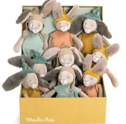 Cottontails Baby Soft Toy Bunnies|Bunnies For Babies*Moulin Roty Little Sage Bunny - 28cm