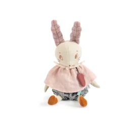 Cottontails Baby Bunnies For Babies|Musical & Activity*Moulin Roty musical linen rabbit
