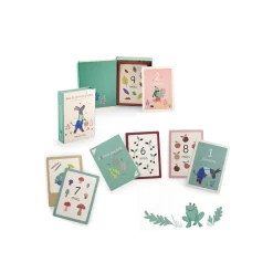 Cottontails Baby Musical & Activity|Musical & Activity*Moulin Roty Pomme des Bois 'My First 12 Months' card set
