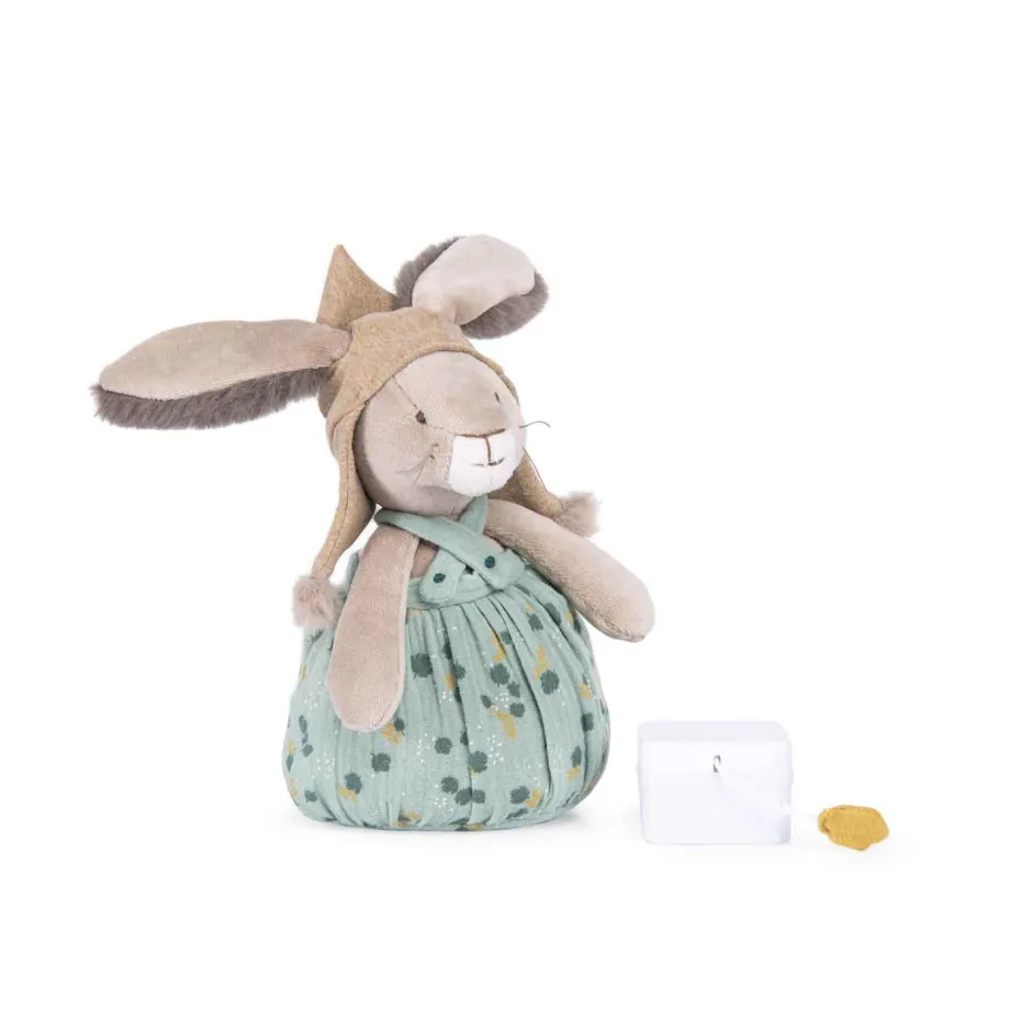 Cottontails Baby Bunnies For Babies|Musical & Activity*Moulin Roty Sage Musical Bunny