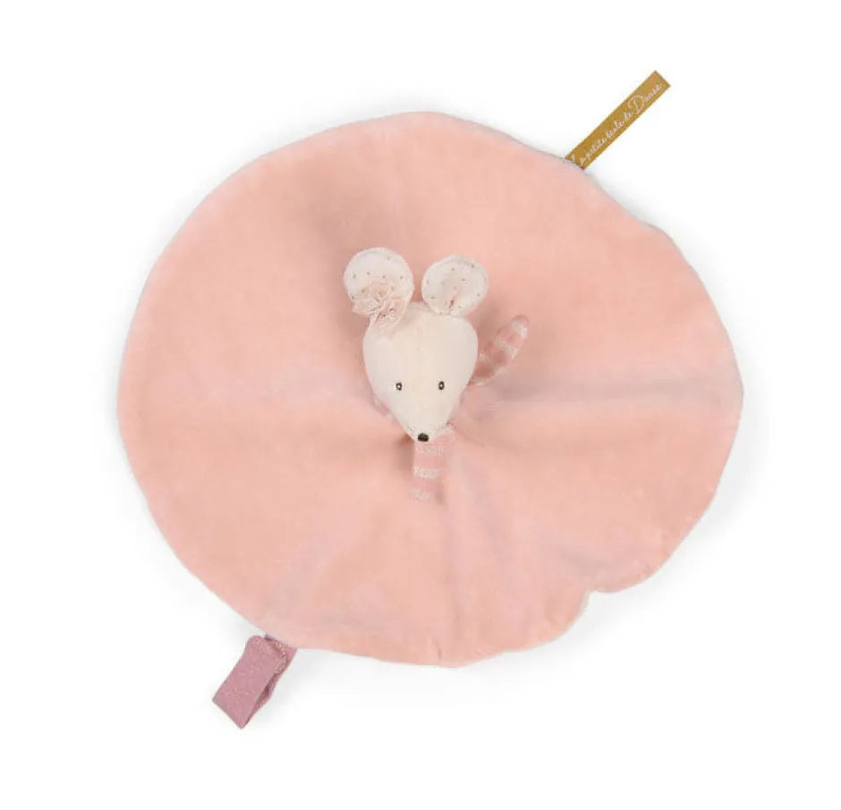 Cottontails Baby Comforters & Rattles*Moulin Roty sumptuous comforter - rose mouse