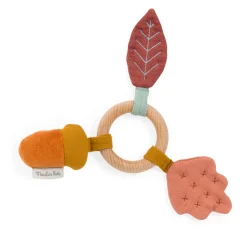 Cottontails Baby Comforters & Rattles*Moulin Roty wooden oak tree rattle