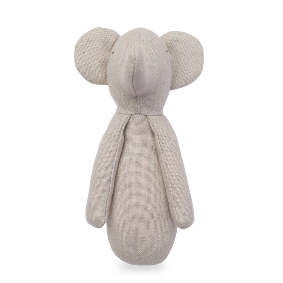 Cottontails Baby Comforters & Rattles*Mr Pickles Cotton Linen Elephant Rattle