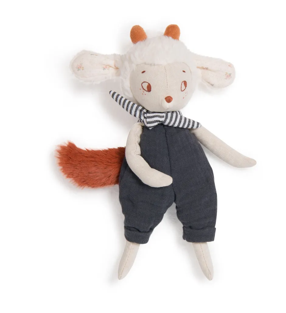 Cottontails Baby Handpicked Gift Sets|Comforters & Rattles*New Baby Gift Set - lamb & leaves