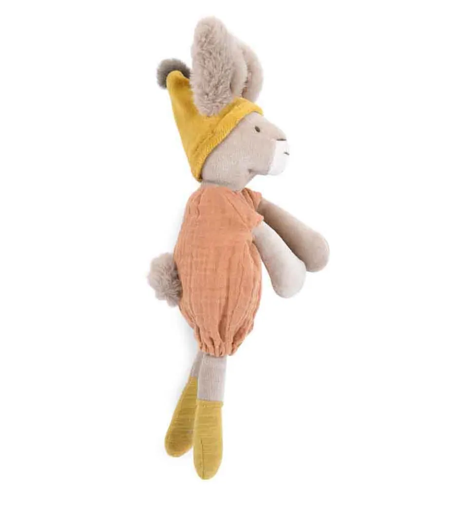 Cottontails Baby Bunnies For Babies|Handpicked Gift Sets*New Baby Gift-wrapped Set - Clay bunny & radish