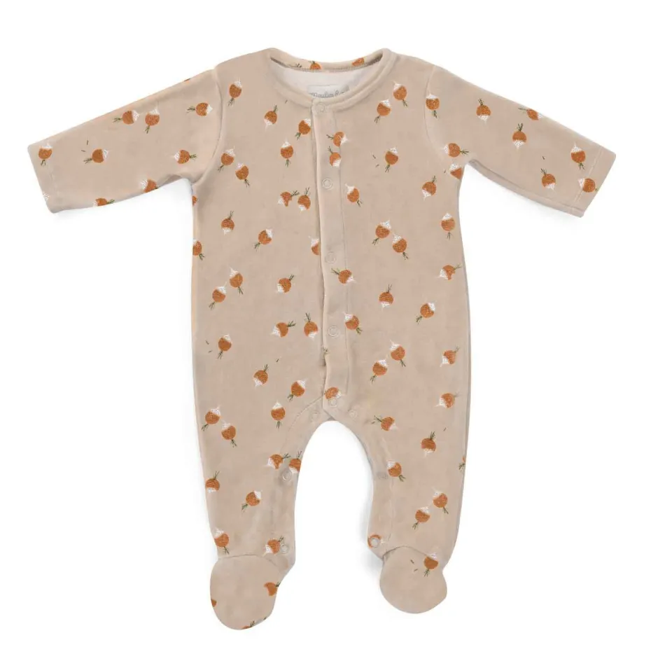 Cottontails Baby Bunnies For Babies|Handpicked Gift Sets*New Baby Gift-wrapped Set - sleep suit, rabbit & radish