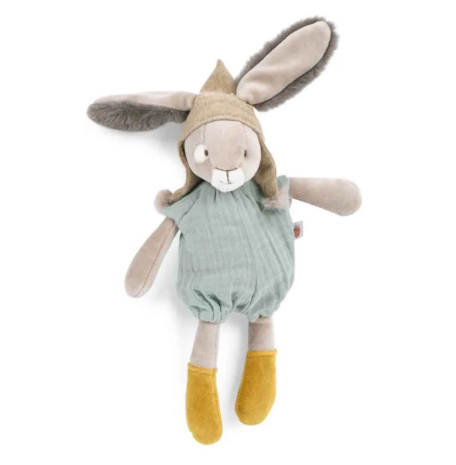 Cottontails Baby Bunnies For Babies|Handpicked Gift Sets*New Baby Gift-wrapped Set - sleep suit, rabbit & radish