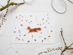 Cottontails Baby Cards*Postcard & Envelope - Jumping Fox