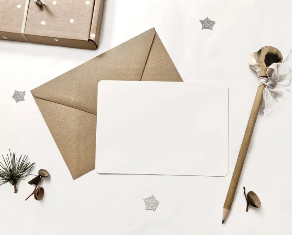 Cottontails Baby Cards*Postcard & Envelope - Pixie Hedgehog