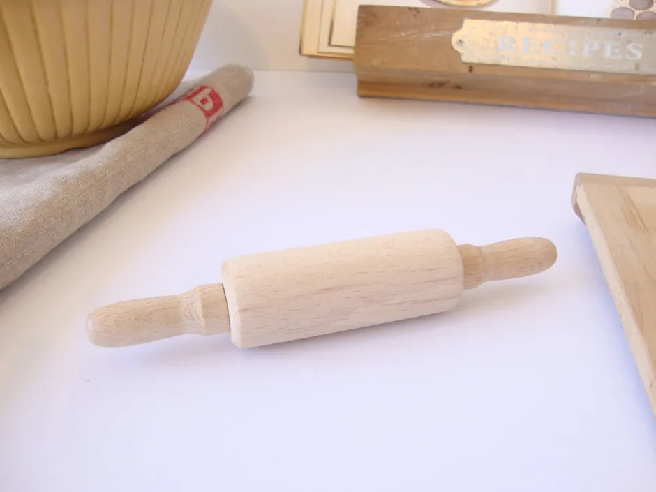 Cottontails Baby Little Kitchen|Bunny Baking*Small wooden rolling pin
