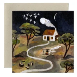 Cottontails Baby Cards*Under the Crescent Moon Card