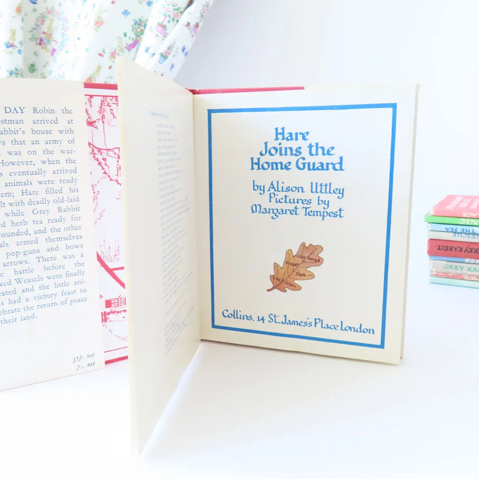Cottontails Baby Vintage|Vintage Bunnies*VINTAGE book - Hare Joins the Home Guard (1970)