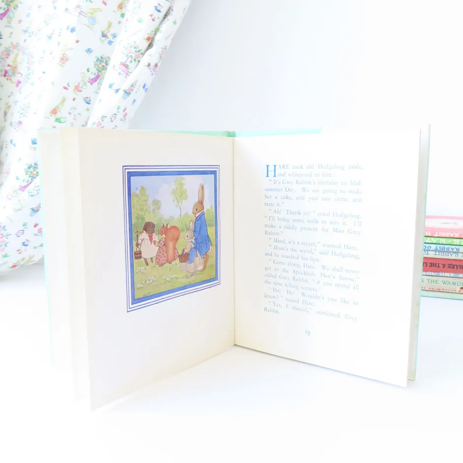 Cottontails Baby Vintage|Vintage Bunnies*VINTAGE book - Little Grey Rabbit's Birthday (1971)